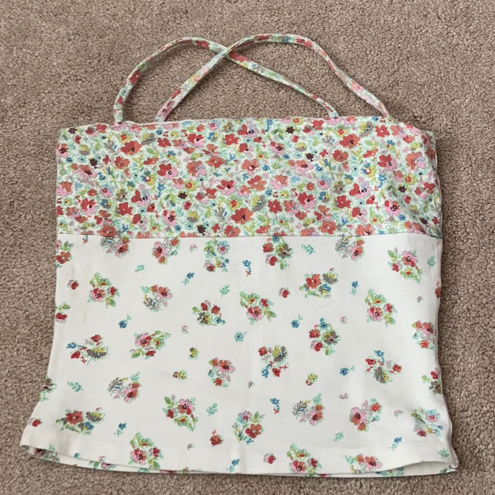 Flower crop top